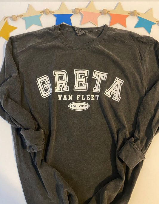 Greta Van Fleet Varsity Style Long Sleeve
