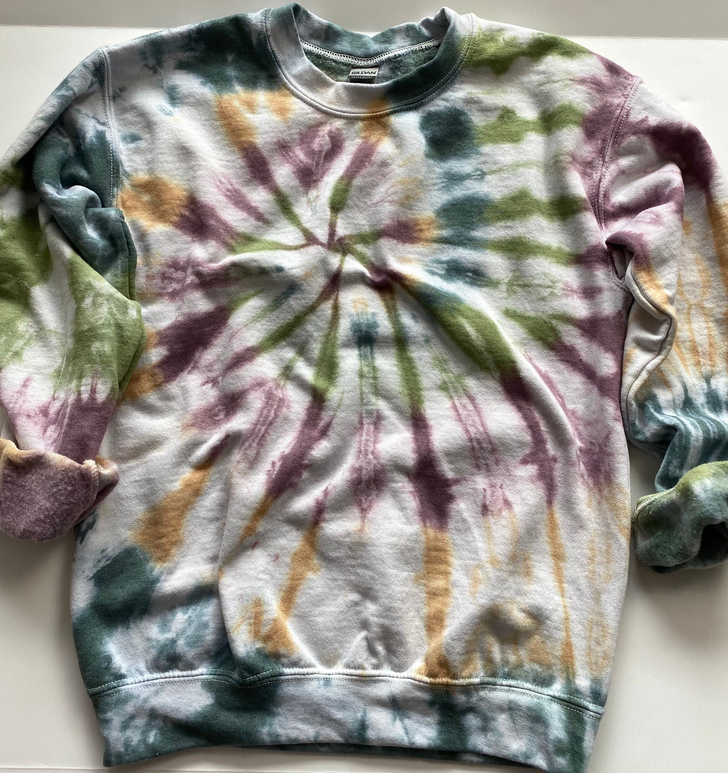 Fall Swirl Tie Dye Crewneck