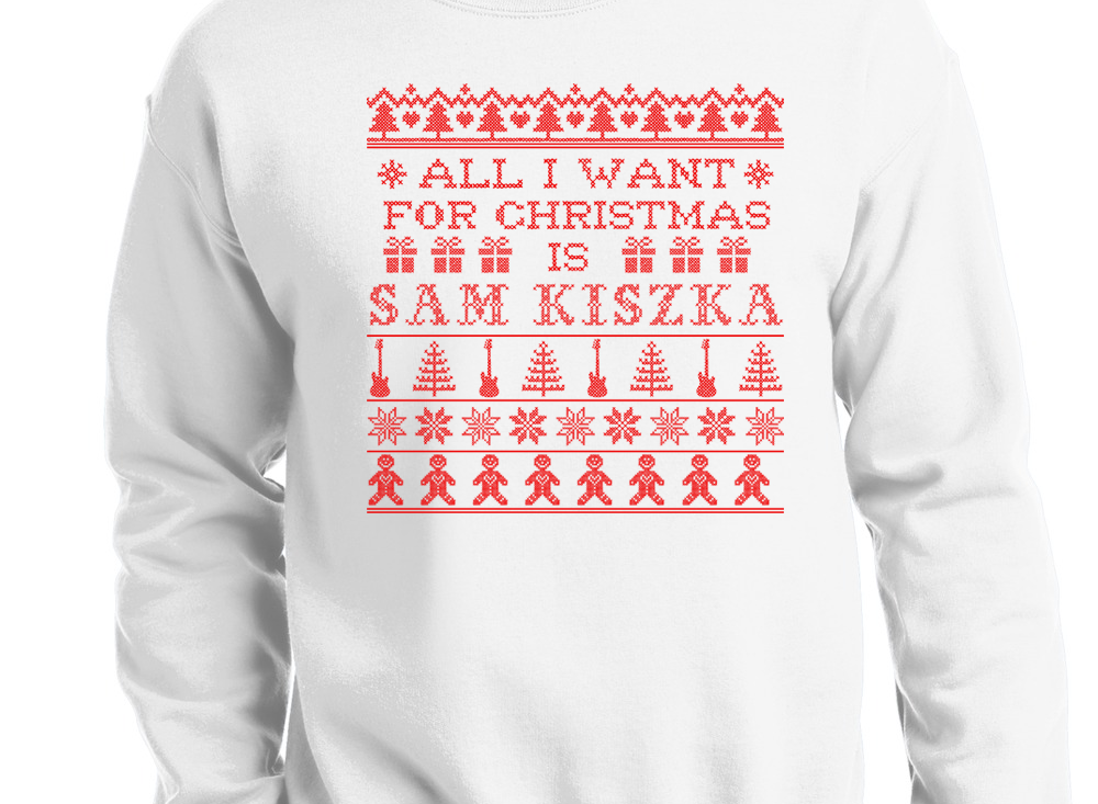 All I want for Christmas Ugly Sweater style sweatshirt