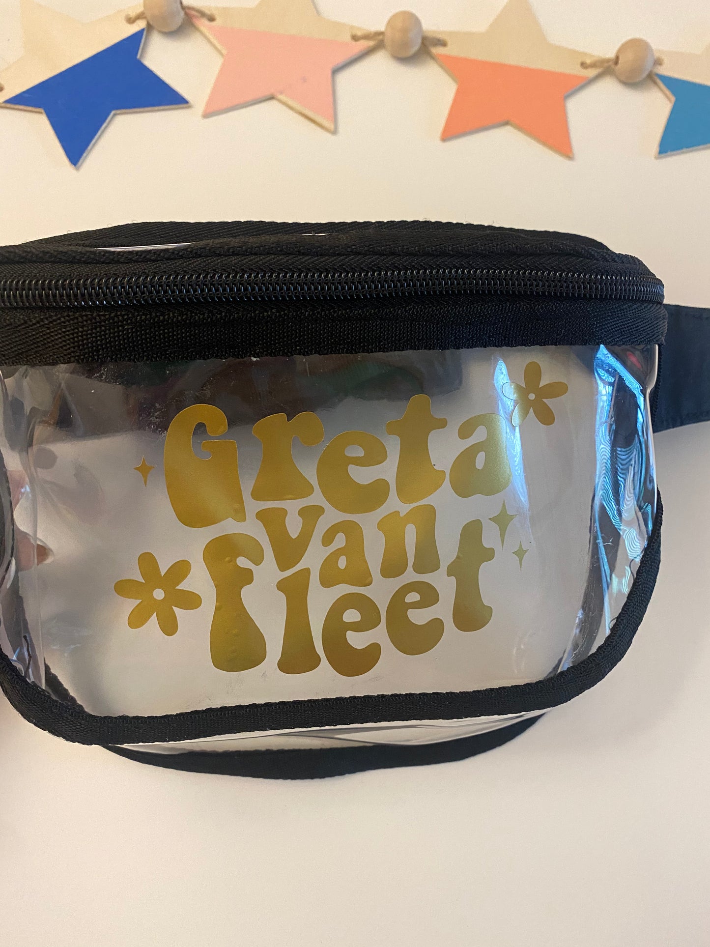 GVF Clear Belt Bag w/ vinyl decal