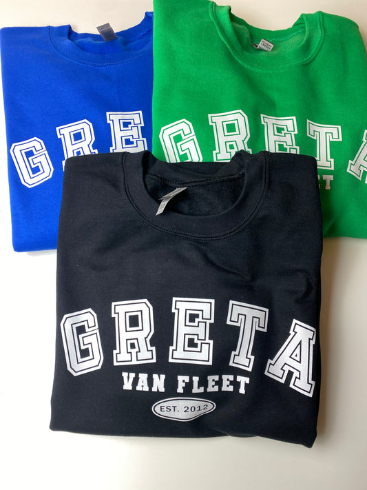 Greta Van Fleet Varsity Style Crewneck