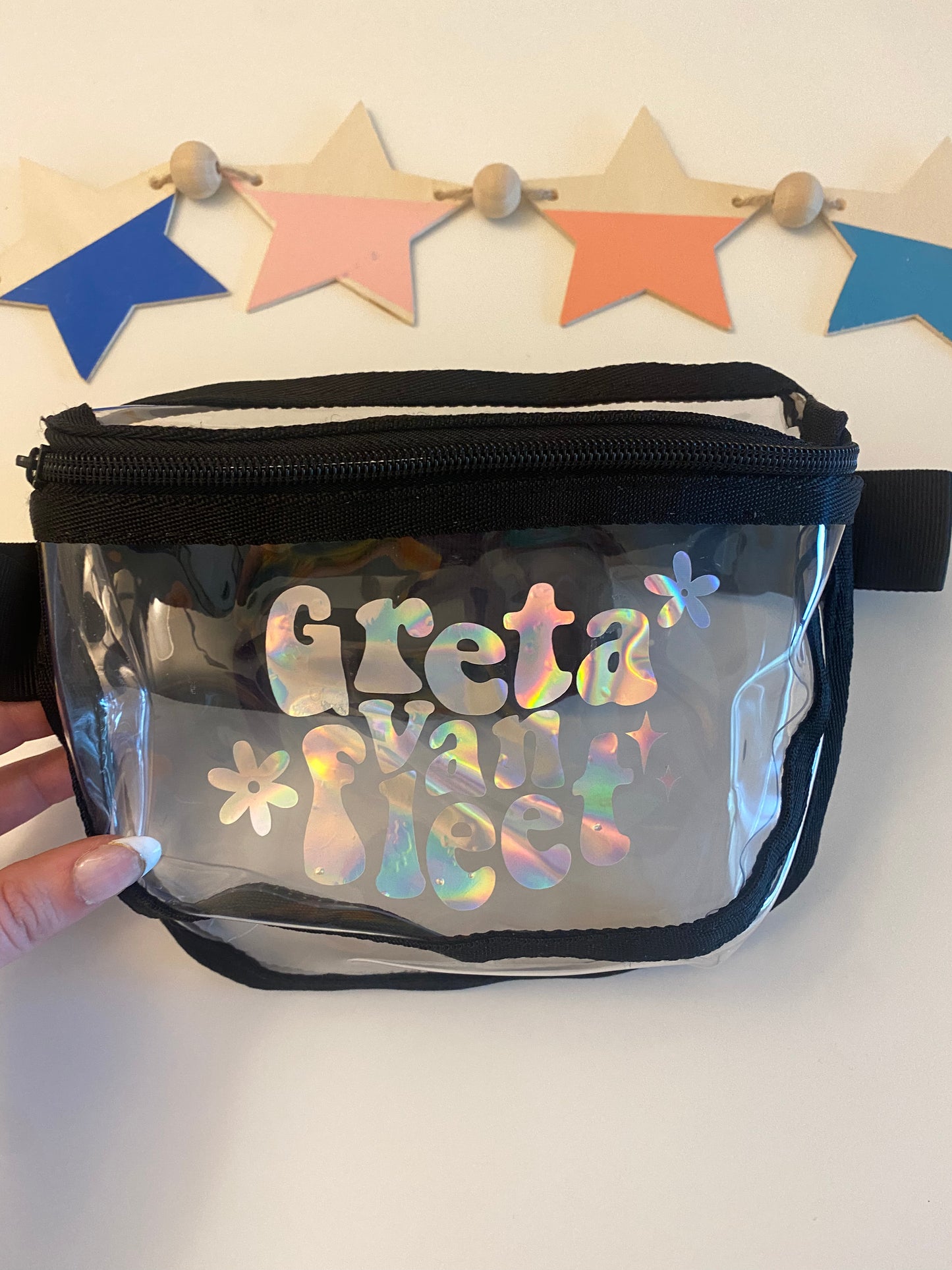 GVF Clear Belt Bag w/ vinyl decal