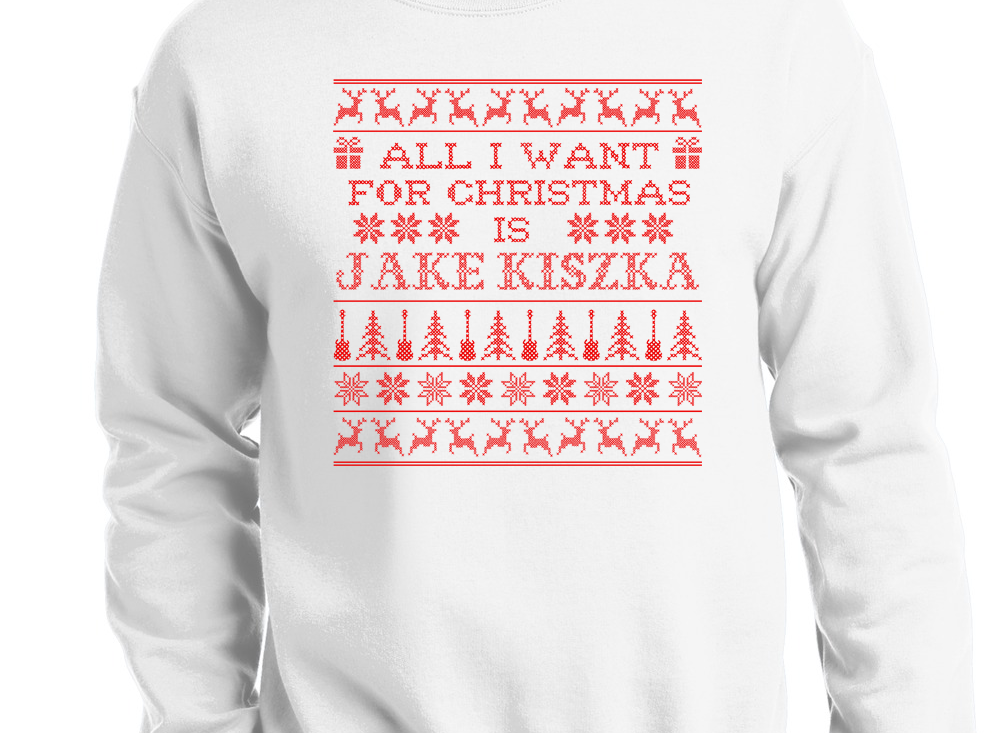 All I want for Christmas Ugly Sweater style sweatshirt